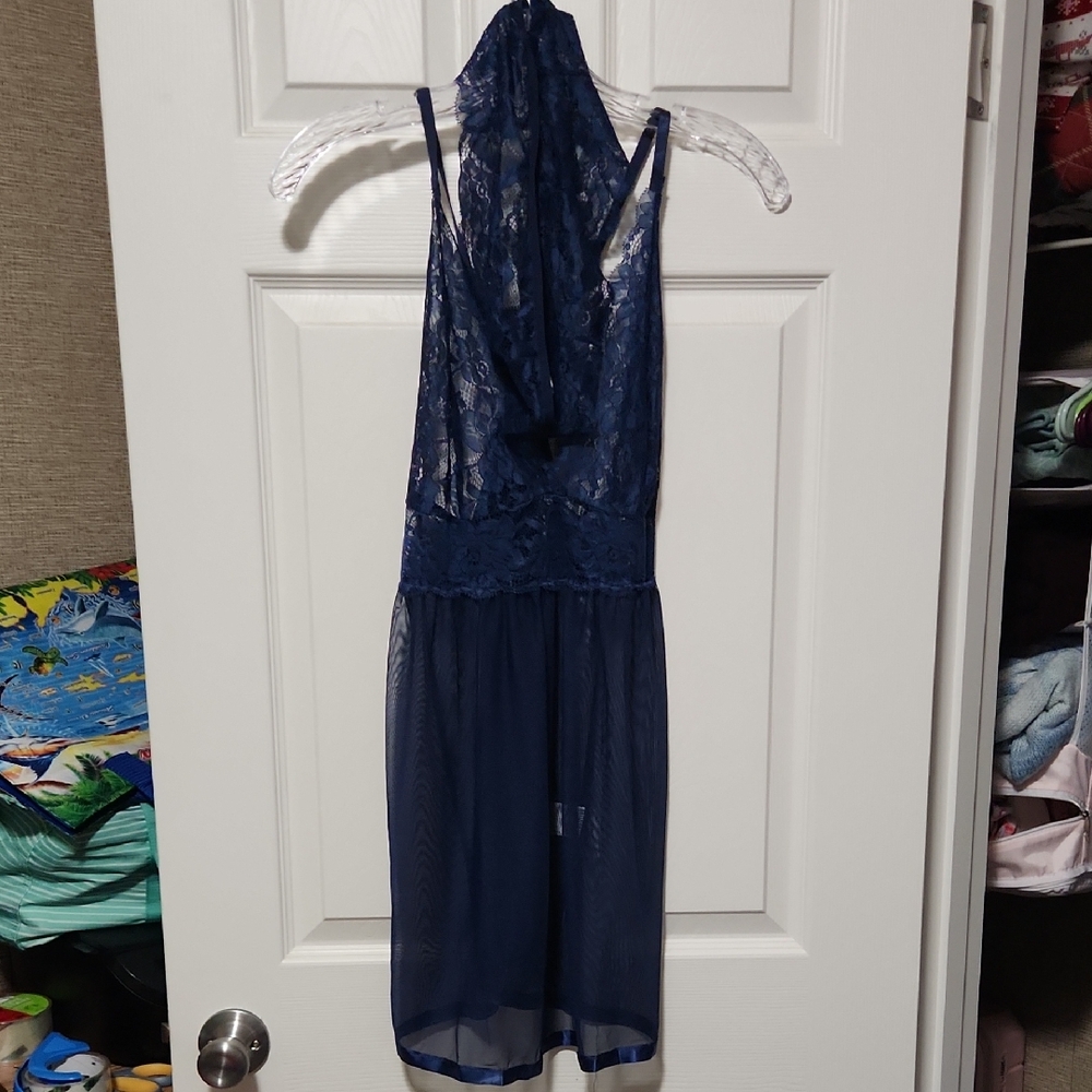 Elegant Navy Lingere